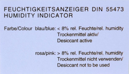 Zeige Details für Feuchte-Messkarten 8% rF nach DIN Bild von Feuchte-Messkarten 8% rF nach DIN