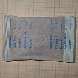 Bild von Trockenbeutel Papier 50 g Silica Gel orange-farblos