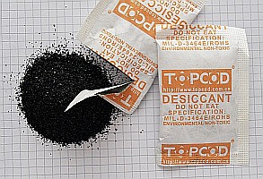 5x100g Silica Gel orange im Beutel, Silica Gel Beutel orange mit Indikator, Silica Gel im Beutel, Silica Gel, Chemikalien von A bis Z