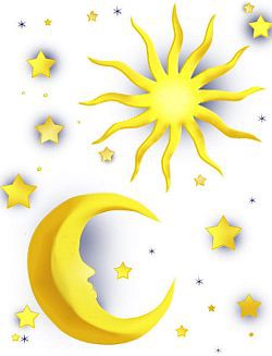 Bild von d-c-fix Spirit MINIFUN Sonne, Mond & Sterne