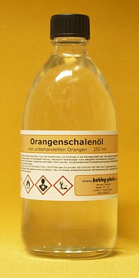 Bild von Orangenschalenöl (Limonen)