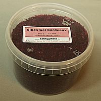 Bild von Silica Gel bordeaux-orange 1-3 mm, 400 g Becher